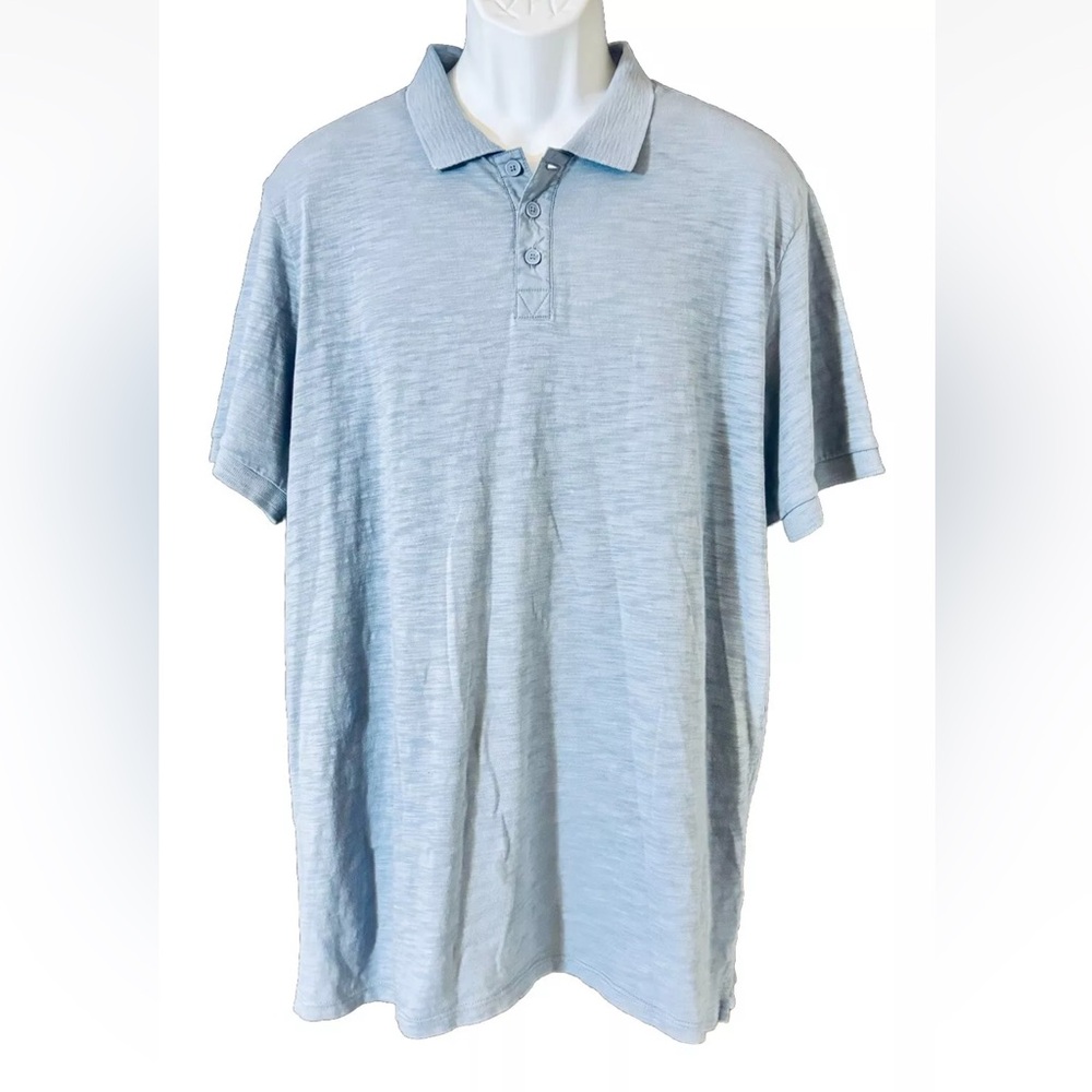 Men's Light Blue Polo Shirt - Classic Short Sleeve
